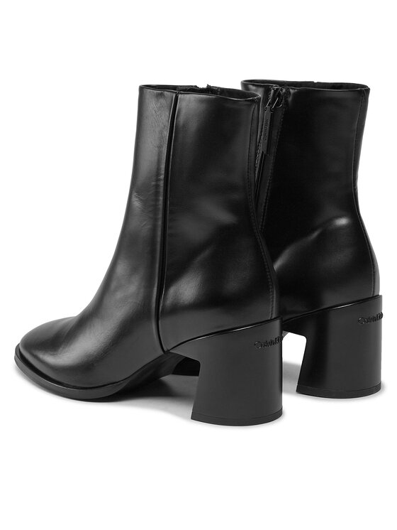 Calvin Klein Calvin Klein Stivaletti Geo Block Ankle Boot 60 HW0HW01845 Nero