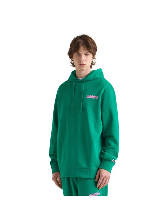 Bluza Diadora, Rozmiar M, Zielony, DIADORA HOODIE ATHL. LOGO