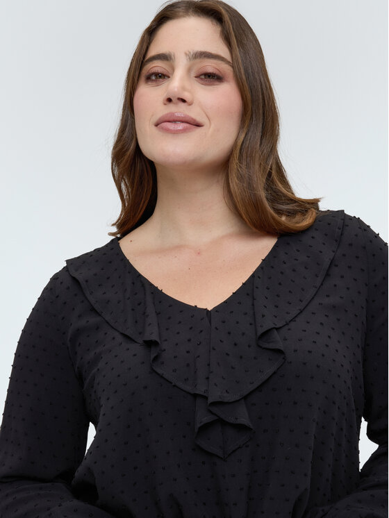 Fiorella Rubino Fiorella Rubino Bluzka 2049T002432N033 Czarny A-Line Fit