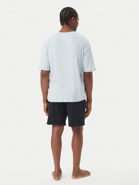 Tommy Hilfiger Tommy Hilfiger Pyžamo UM0UM03649 Modrá Relaxed Fit