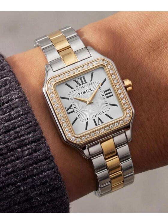 Timex Timex Zegarek TW2Y90400 Złoty