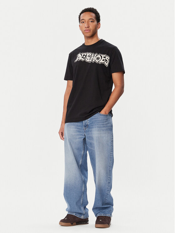 DC Shoes DC Shoes Majica W126-DCMTS-1016 Črna Regular Fit
