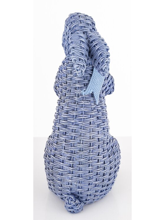 MIAhome MIAhome Figurka królika 27x11,5x15,5 cm AFICO Niebieski