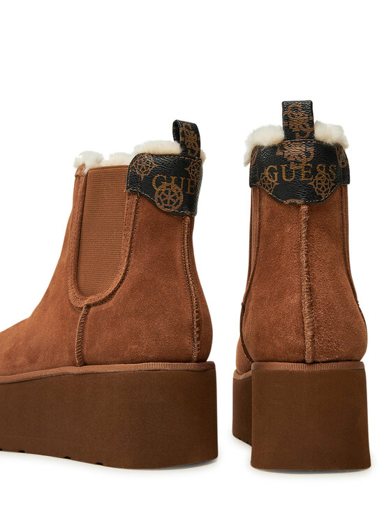 Guess Guess Ботильйони Jilaine2 FLFJL2 LEA10 Коричневий