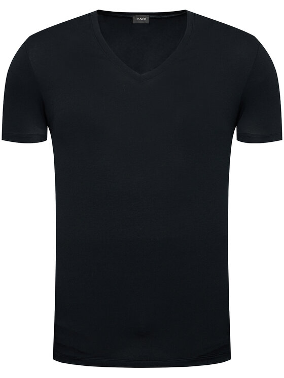 Hanro Hanro Unterhemd Superior 3089 Schwarz Slim Fit