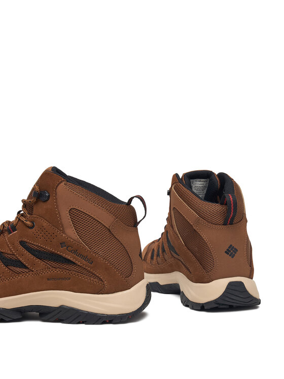 Columbia Columbia Trekkingi Crestwood Mid Waterproof 2100641 Brązowy