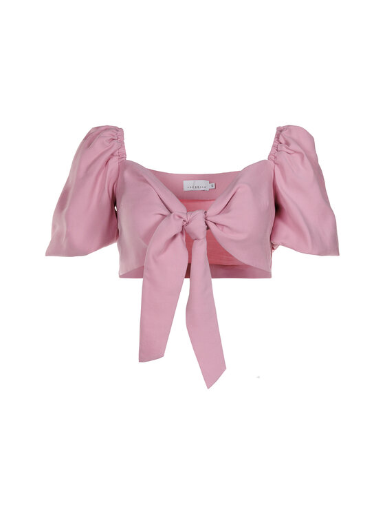 LAURELLA LAURELLA Bluzka 2SS046 Różowy Regular Fit