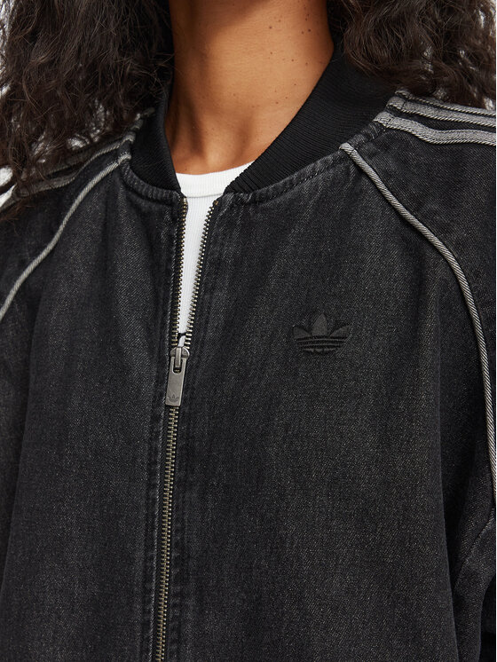 adidas adidas Džinsinė striukė Sst KQ6471 Juoda Oversize