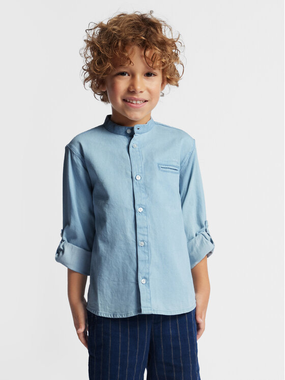 Mayoral Mayoral Сорочка 3125 Голубий Regular Fit