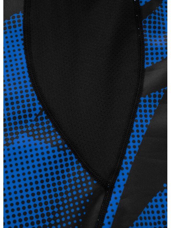 PITBULL PITBULL Koszulka techniczna Rashguard Dot Camo II L Niebieski Slim Fit