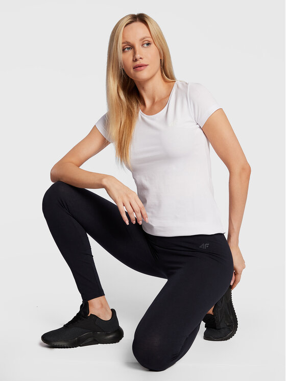 4F 4F Leggings H4Z22-LEG350 Blu scuro Slim Fit