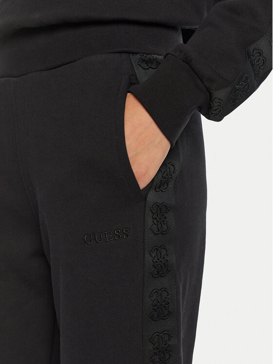 Guess Guess Pantaloni da tuta Stacie V4BB00 KC5O0 Nero Regular Fit