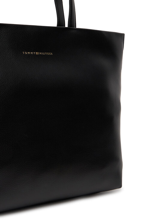 Tommy Hilfiger Tommy Hilfiger Käekott Th Logotape Tote AW0AW17693 Must