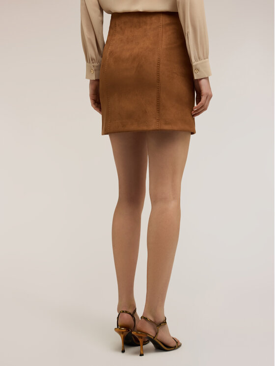 Motivi Motivi Minigonna 1013Q001176N022 Marrone Regular Fit