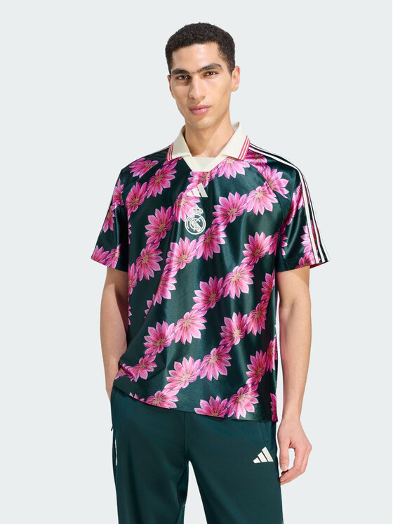 adidas adidas Koszulka techniczna 173903 Zielony ciemny Regular Fit