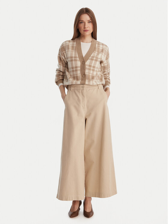 Vero Moda Vero Moda Kardigan Gold Art 10332210 Beżowy Regular Fit
