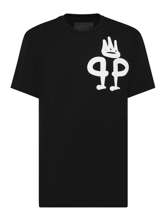 PHILIPP PLEIN PHILIPP PLEIN T-Shirt 9417 Czarny Regular Fit