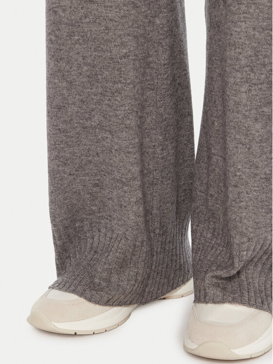 United Colors Of Benetton United Colors Of Benetton Pletene hlače 102HDF00Z Siva Wide Leg