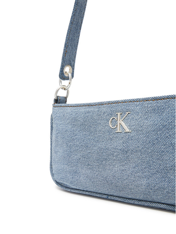Calvin Klein Calvin Klein Torebka Denim Shoulder Pouch W/Strap LV04F3217G Niebieski