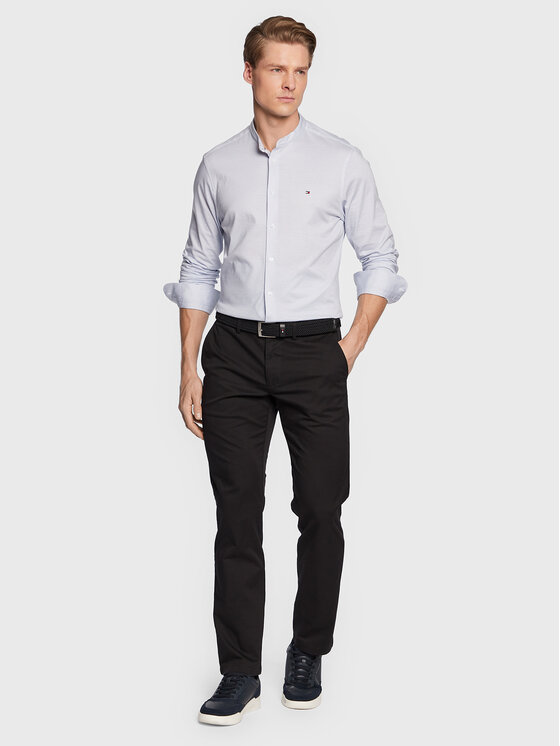 Tommy Hilfiger Tommy Hilfiger Pantaloni chino Denton 1985 MW0MW25964 Nero Straight Fit