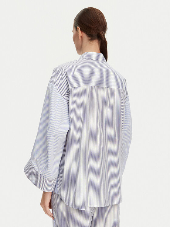 Munthe Munthe Πουκάμισο Filberto 251102325126 Μπλε Oversize