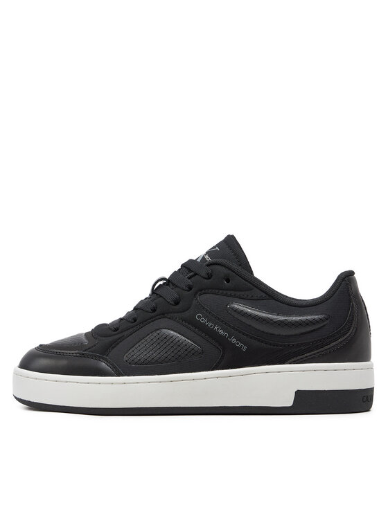 Calvin Klein Jeans Calvin Klein Jeans Sneakersy Basket Cupsole Low Mix In Mtl YW0YW01462 Černá