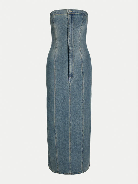 JJXX JJXX Džinsinė suknelė Tinga 12260695 Mėlyna Slim Fit