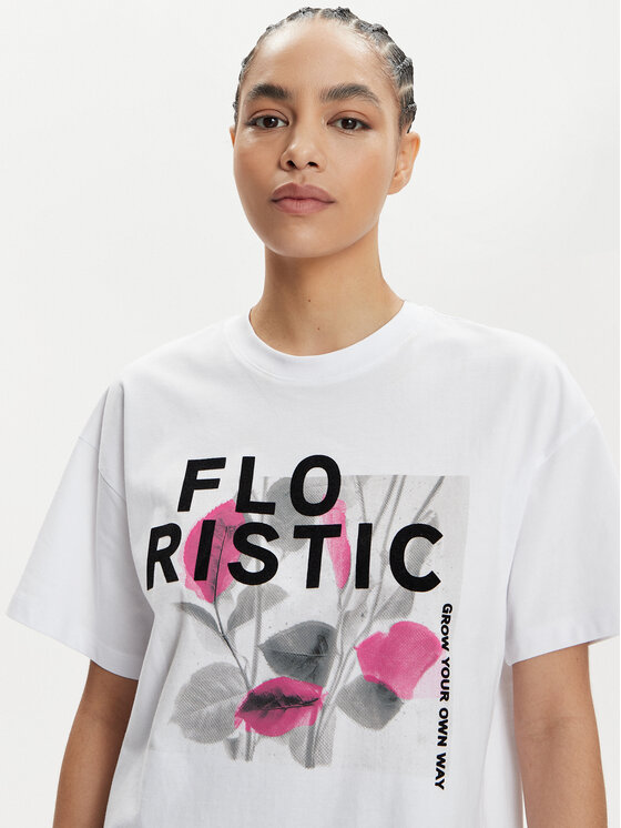ONLY ONLY T-krekls Pixie 15316702 Balts Regular Fit