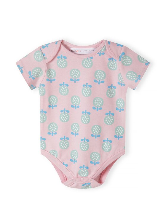 MINOTI MINOTI Komplet 4 par body 16mbaby 10 Różowy Regular Fit
