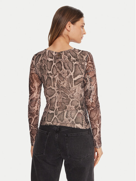 Guess Guess Särkpluus W5BP32 KCZC2 Beež Slim Fit