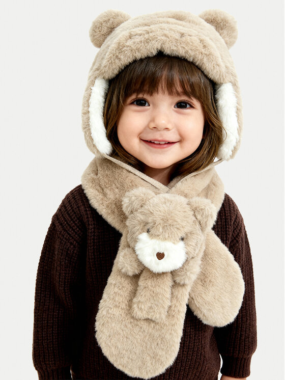 Mayoral Mayoral Kepurės ir šaliko komplektas 10020 Smėlio