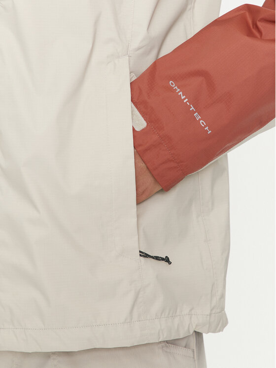 Columbia Columbia Nepremokavá bunda Pouring Adventure™ II 1760061 Béžová Regular Fit