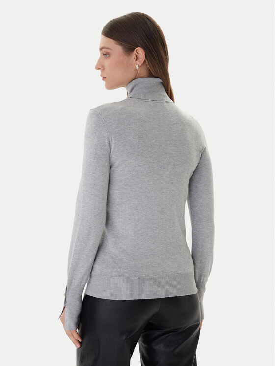 Guess Guess Krekls ar augstu apkakli Paule W2BR53 Z2V62 Pelēks Slim Fit