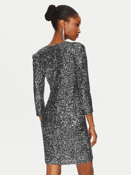 Rinascimento Rinascimento Rochie cocktail CFC0121759003 Argintiu Regular Fit