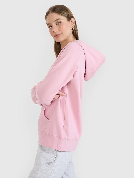 4F 4F Bluza 4FWMM00TSWSF1764 Różowy jasny Regular Fit