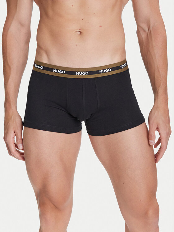 HUGO HUGO Set di 3 boxer 50492375 Nero