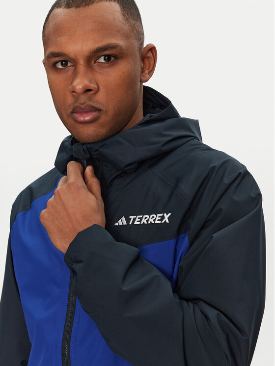 adidas adidas Μπουφάν outdoor Terrex Multi 2L RAIN.RDY JD8353 Μπλε Regular Fit