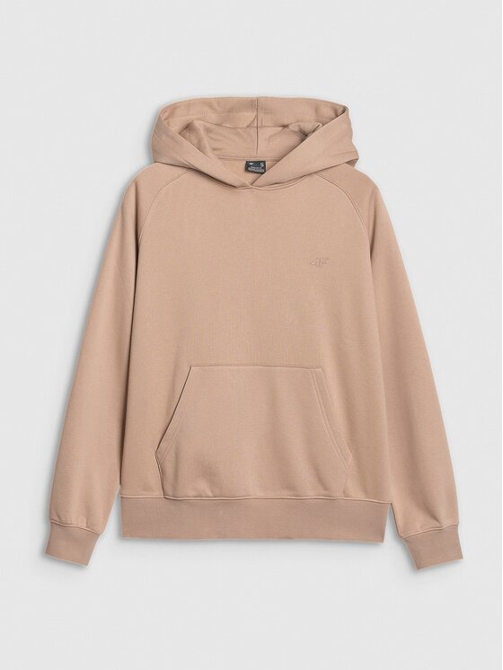 4F 4F Felpa 4FWSS25TSWSF1542-83S Marrone Regular Fit