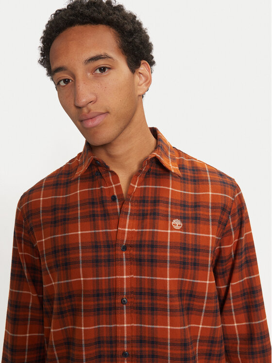 Timberland Timberland Πουκάμισο TB0A6V7EEHG1 Πορτοκαλί Regular Fit