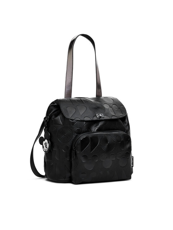Desigual Desigual Ruksak All Mickey Krapina 24WAKP01 Crna
