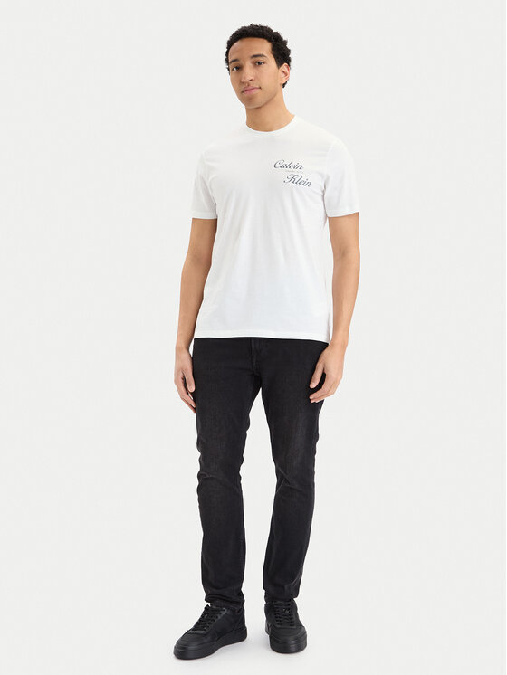 Calvin Klein Jeans Calvin Klein Jeans T-krekls SS 30s EU LV04RG804G Balts Regular Fit