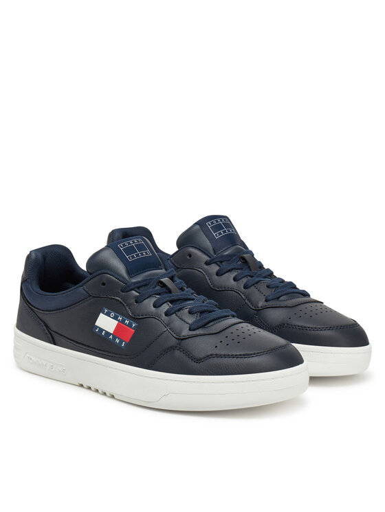 Tommy Jeans Tommy Jeans Tenisice (New) Tjm Cupsole Leather Ess EM0EM01443 Tamnoplava