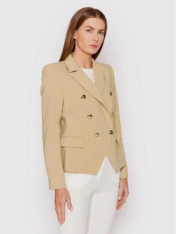 Rinascimento Блейзър CFC0107851003 Бежов Regular Fit