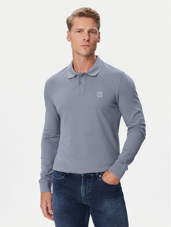BOSS BOSS Polokošeľa 50507704 Modrá Slim Fit