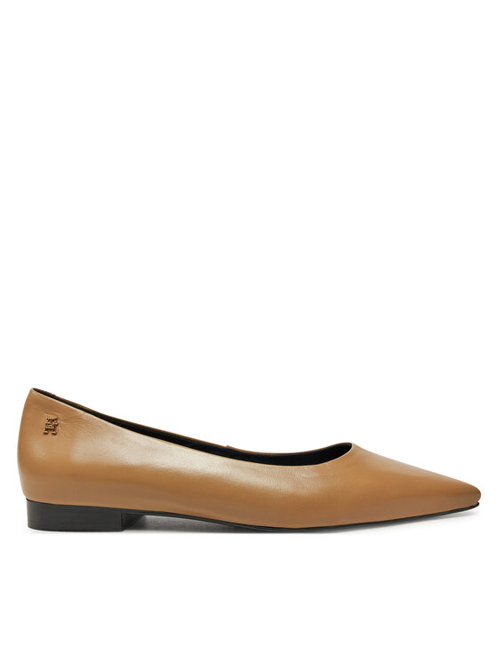 Balerini Tommy Hilfiger Th Pointy Ballerina FW0FW08291 Kaki