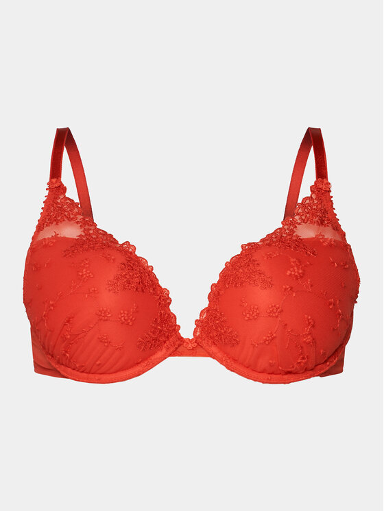 Passionata Passionata Biustonosz push-up White Nights P40690 Czerwony