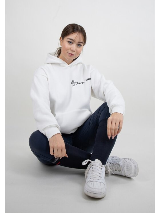 DKaren Sport DKaren Sport Bluza EQ001 Écru Classic Fit