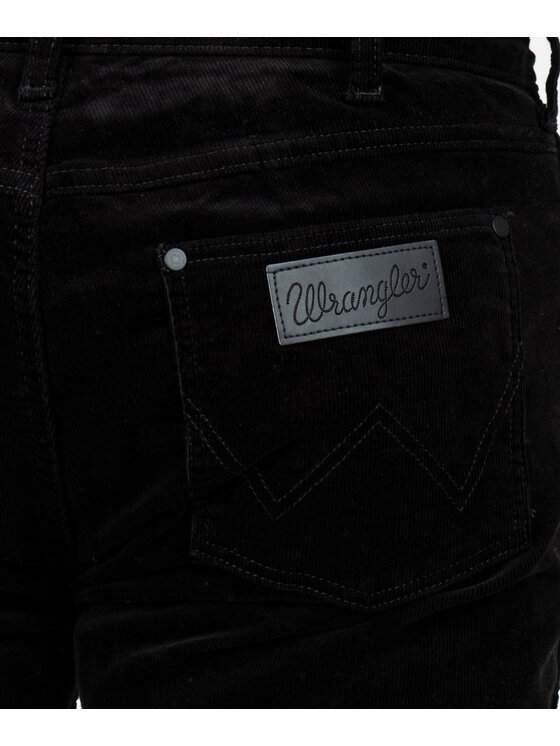 Wrangler Wrangler Pantaloni di tessuto W15QEC100 Nero Regular Fit