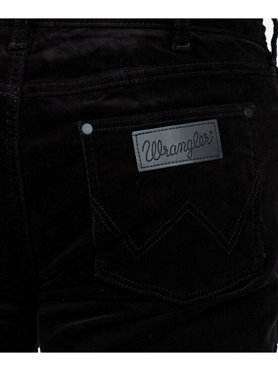 Wrangler Wrangler Spodnie materiałowe W15QEC100 Czarny Regular Fit