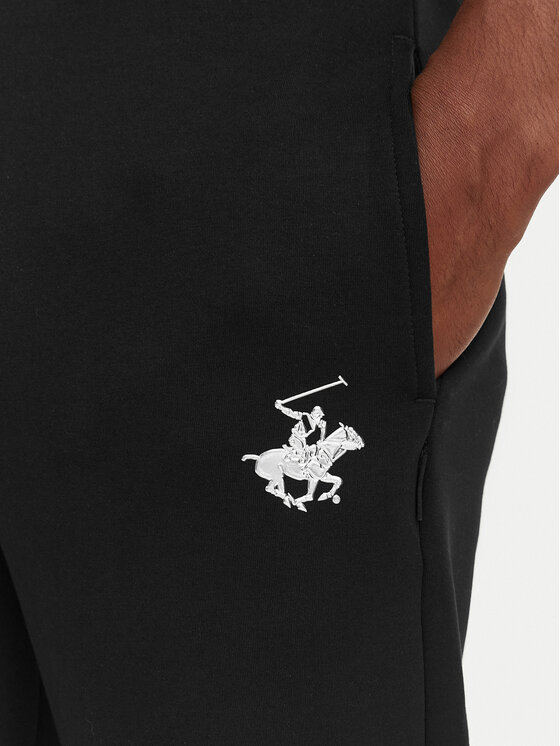 Beverly Hills Polo Club Beverly Hills Polo Club Долнище анцуг M6608B-HR Черен Regular Fit